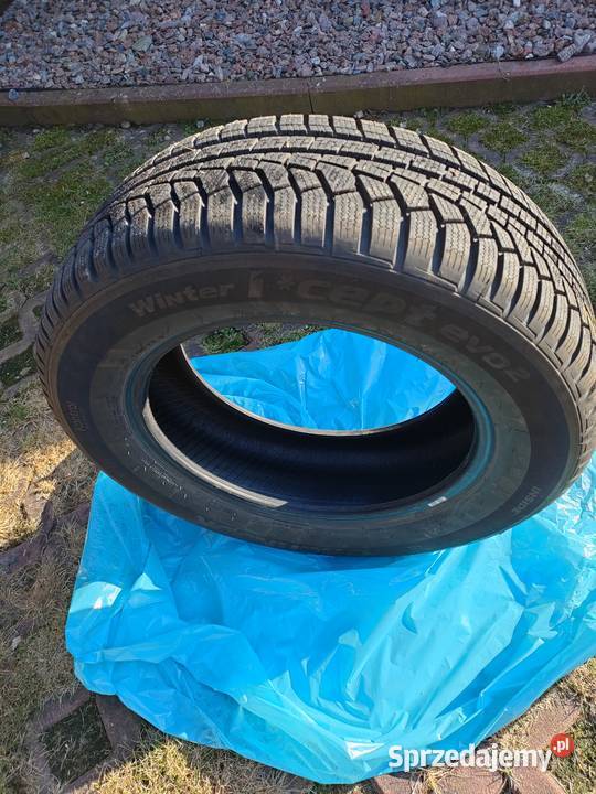 Sprzedam 2 opony zimowe Hankook łódzkie Pabianice sprzedam