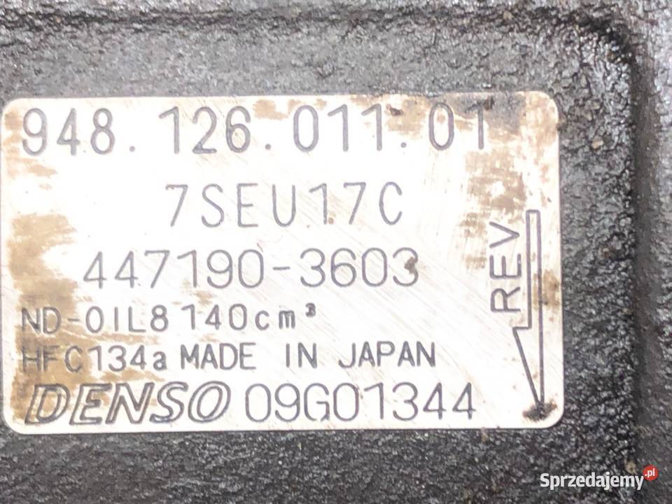 SPRĘŻARKA KLIMATYZACJI PORSCHE CAYENNE podkarpackie