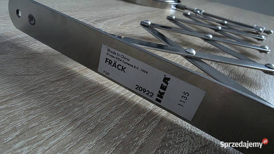 Lustro Ikea Frack stal nierdzewna łazienkowe Dom i Ogród Łódź