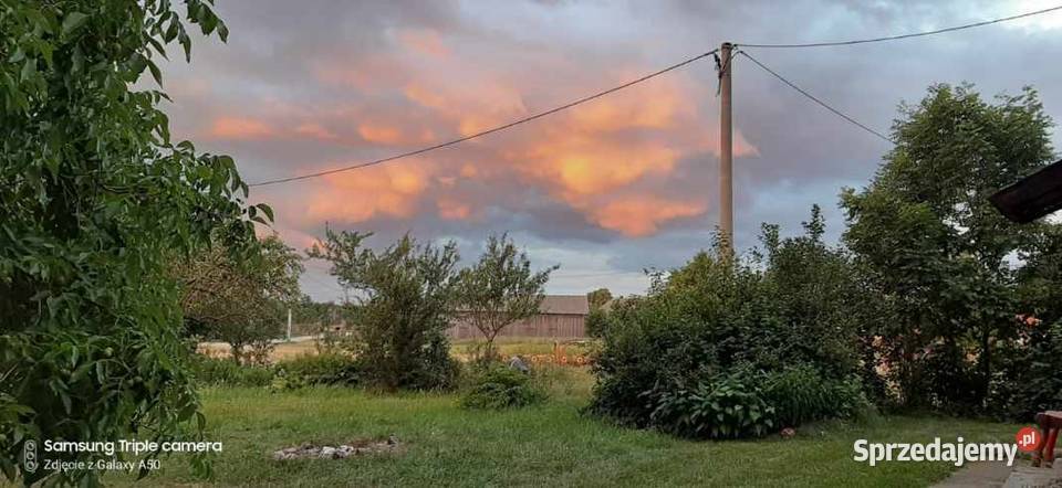 Siedlisko na spokojnej wsi duża działka z domem sprzedam