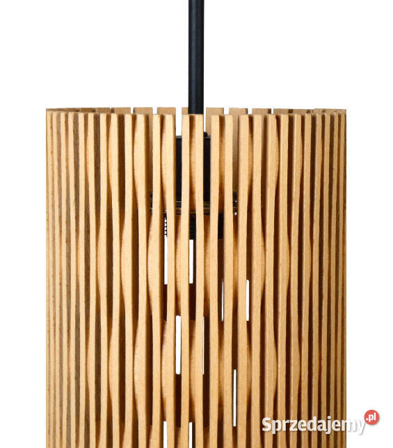 Drewniana lampa wisząca ROLGEN Nowe
