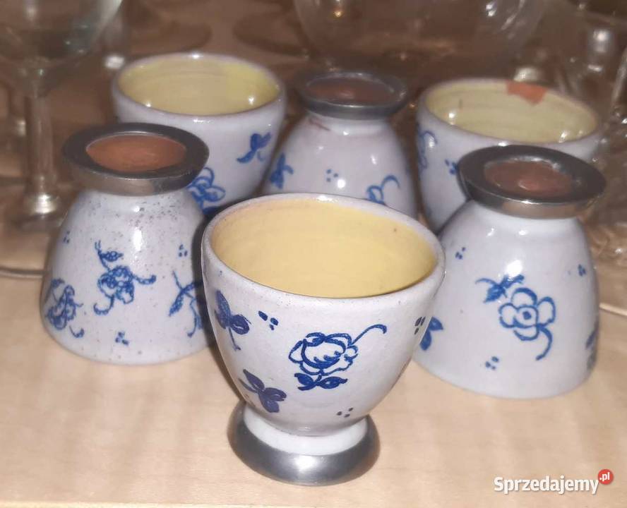 5 Kubków i 6 Kieliszków Ceramicznych dość Kraków