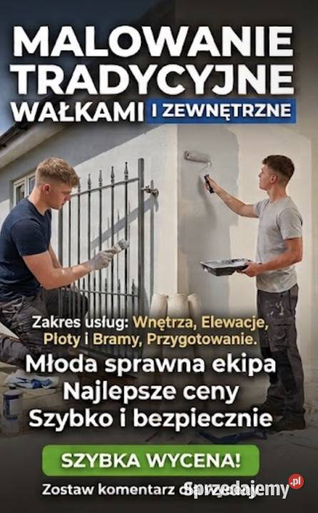 Malowanie Świętokrzyskie Kielce TANIO usługi budowlane