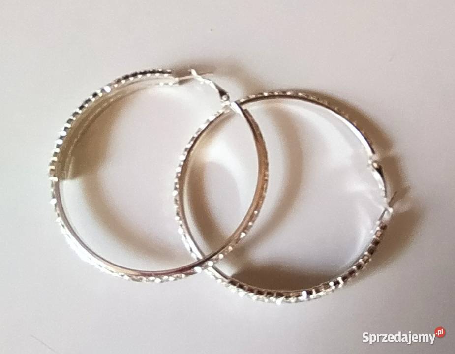 Kolczyki koła cyrkonie