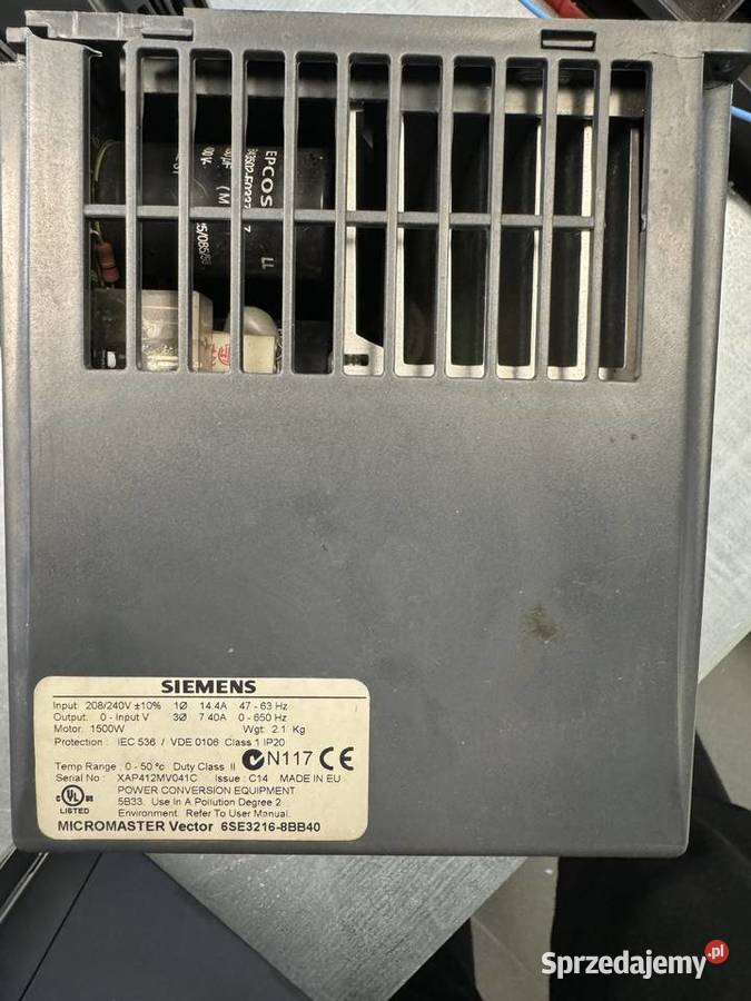 6SE32128BA40 Siemens Micromaster Vector Falownik Bratoszewice