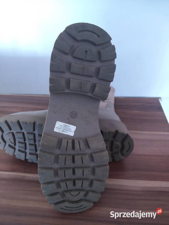 Botki kozaki trapery beżowe