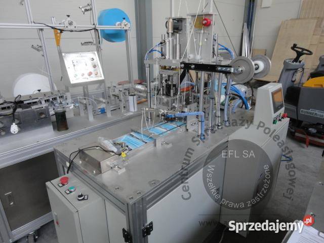 Linia do produkcji maseczek ochronnych Produkcja
