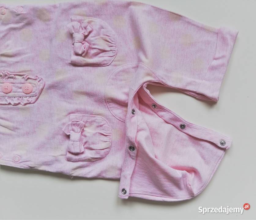 Komplet Next ogrodniczki bluzka dziewczynki 6268 Rozmiar 62 Katowice