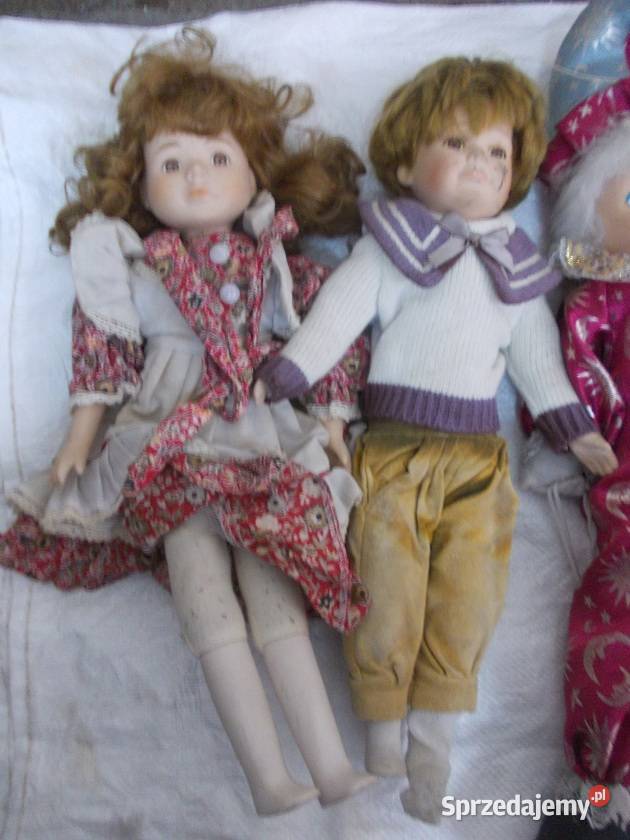 Kolekcja starych porcelanowych ceramiczny lalek Bielsko-Biała