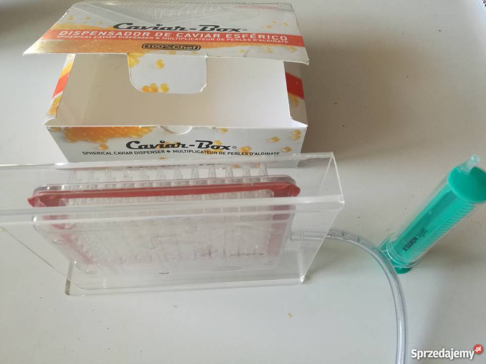 Caviar box kuchnia molekularna sferyfikacja