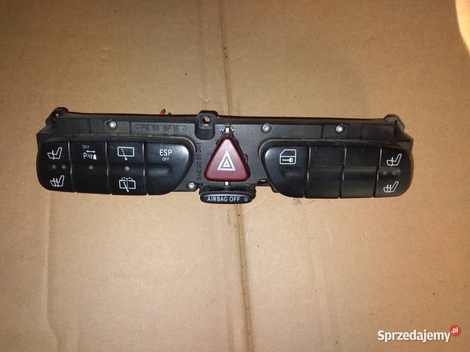Mercedes w203 panel sterowania przełączniki osobowe sprzedam