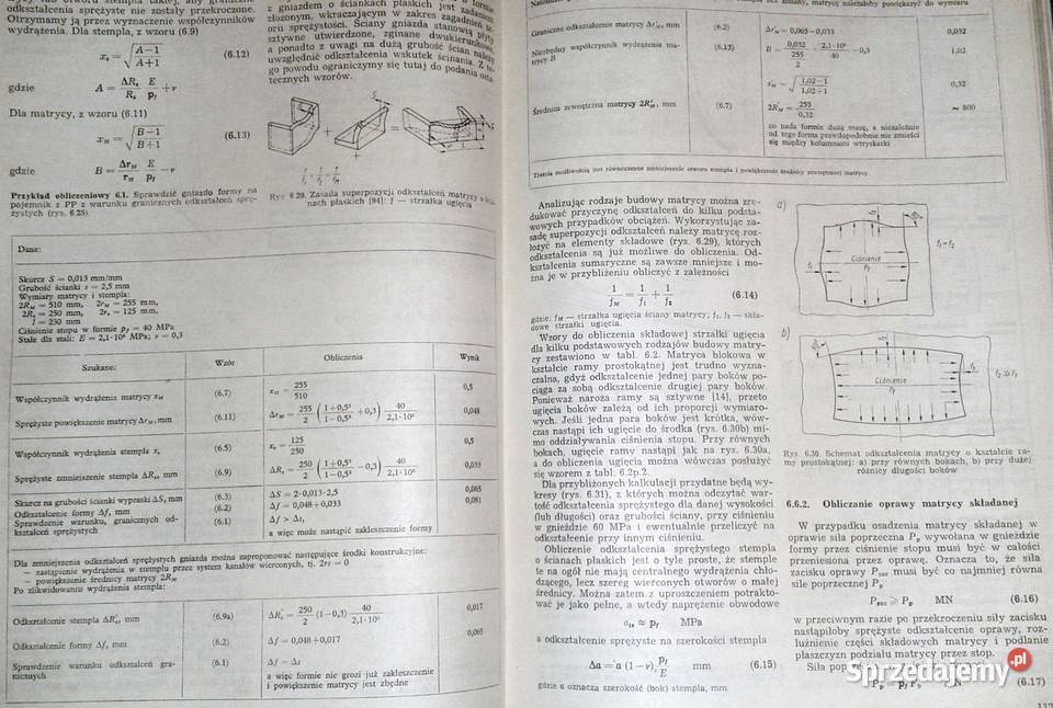 Konstrukcja form wtryskowych do tworzyw Chełm sprzedam