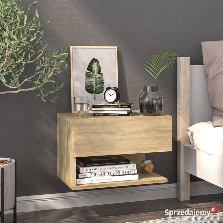 Wiszące szafki nocne 2 dąb sonoma WM810960 mazowieckie Warszawa