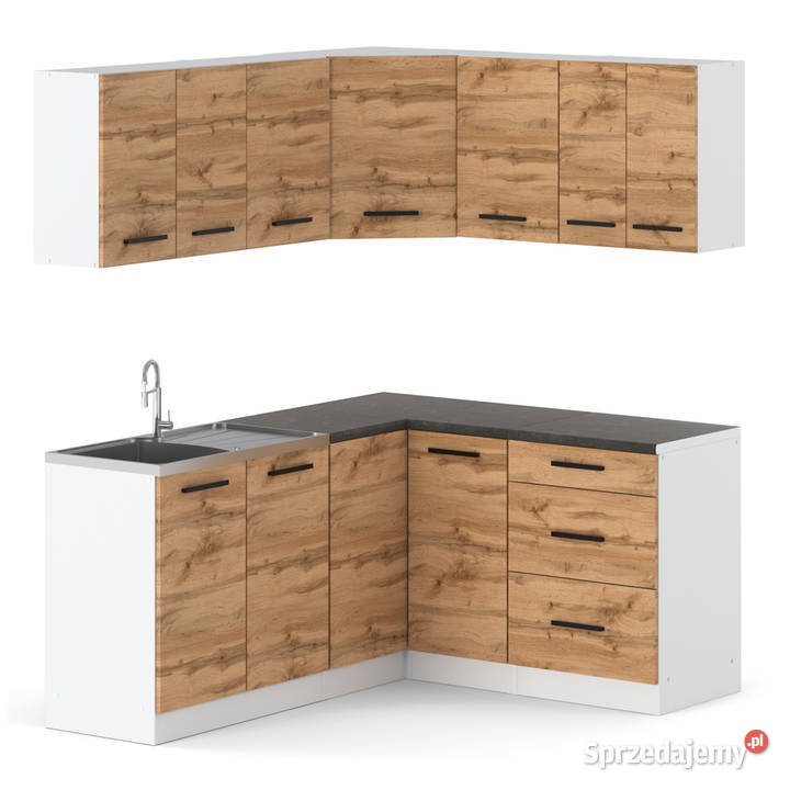 Meble Kuchenne Drewniane Narożne Danka Modułowa Elbląg sprzedam