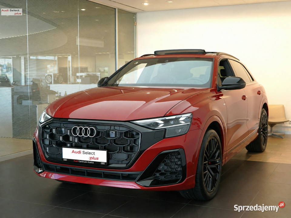 Audi Q8 60TFSIe 490 Sline BO MatrixHD Kamery360 czujnik parkowania Kielce