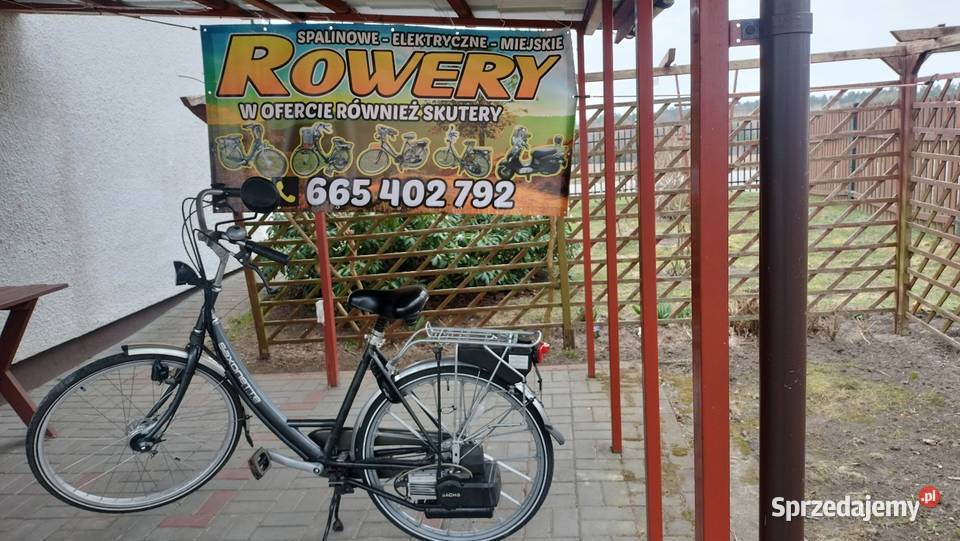 Holenderski rower spalinowy z silnikiem Sachs sprzedam