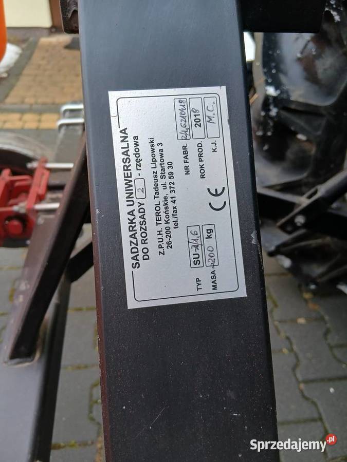 Sadzarka chwytakowa łapkowa nieuszkodzony łódzkie Cielądz