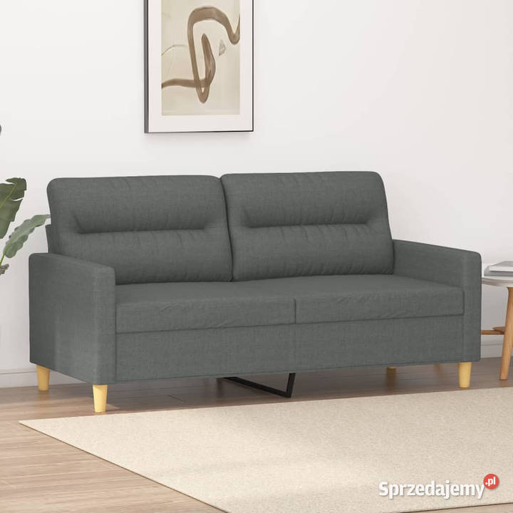 Sofa 2osobowa ciemnoszara 140 tapicerowana Warszawa