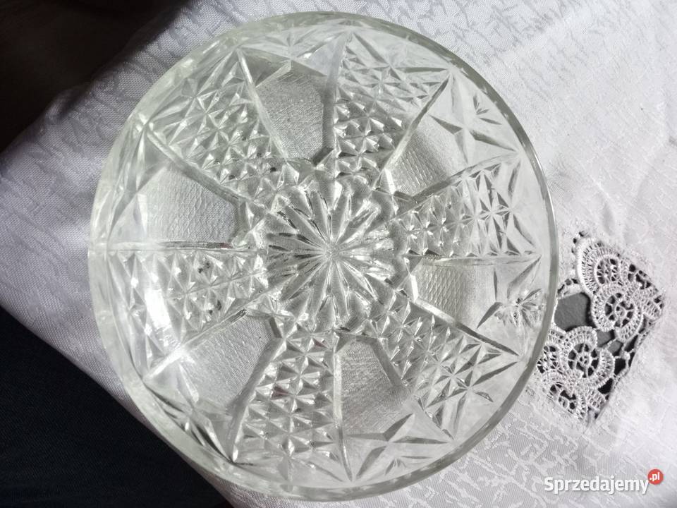 Miseczki paterki Szkło grube z okresu PRLu Świdnica sprzedam