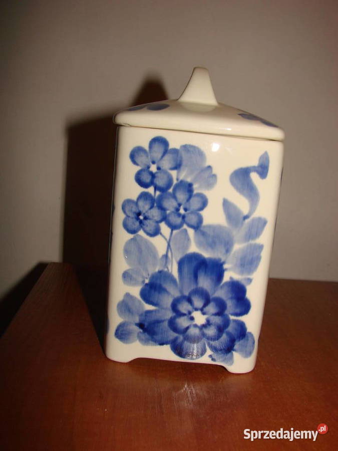 ZF Koło fajansowy pojemnik Pruszcz Gdański