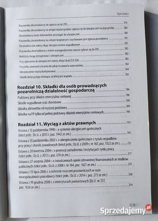 SKŁADKI 2015 zmiany dokumentacja rozliczenia z Hajnówka sprzedam