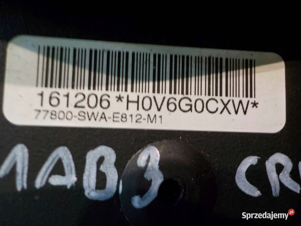 HONDA CRV III 07r AIRBAG poduszka kierowcy osobowe
