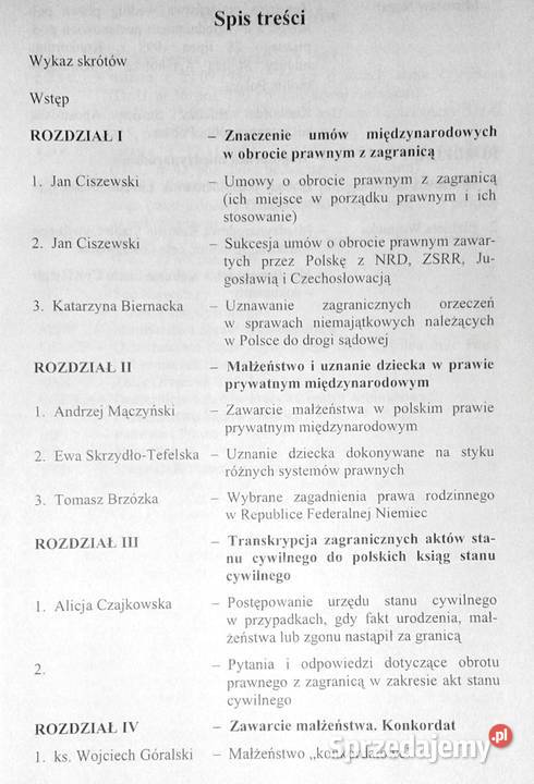 Obrót prawny z zagranicą w sprawach stanu miękka Chełm