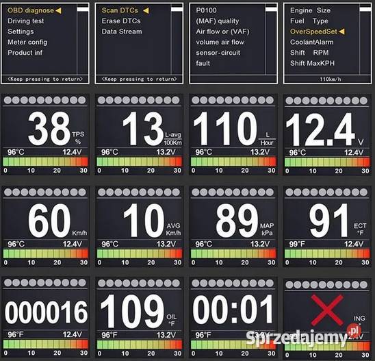 AUTOOL X60 Wyświetlacz 16 cala samochodowy Gorzów Wielkopolski
