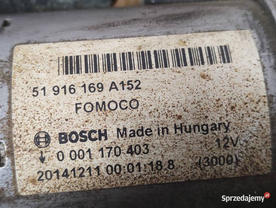 Rozrusznik Fiat 500 12 Ford KA Mk2 II 51916169 Pleszew