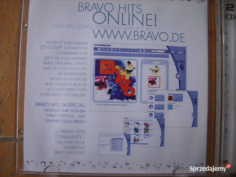Skladanka CD BRAVO HITS 34 2 CD 2001 Wołów