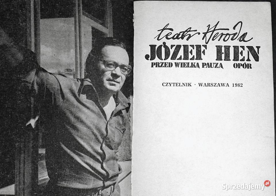 Teatr Heroda Józef Hen miękka Książki i Podręczniki Chełm