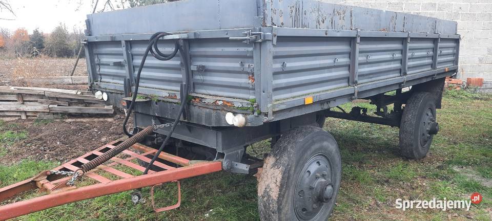 Przyczepa rolnicza Autosan d50 sztywna transport Złoczew sprzedam