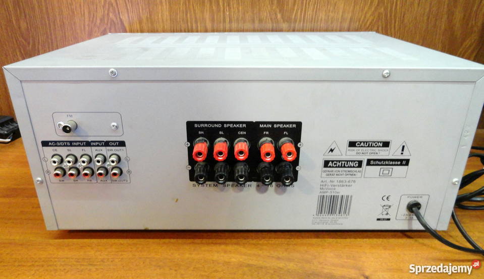Mc Voice Amp510 51 TUNER USB KARAOKE Kościan