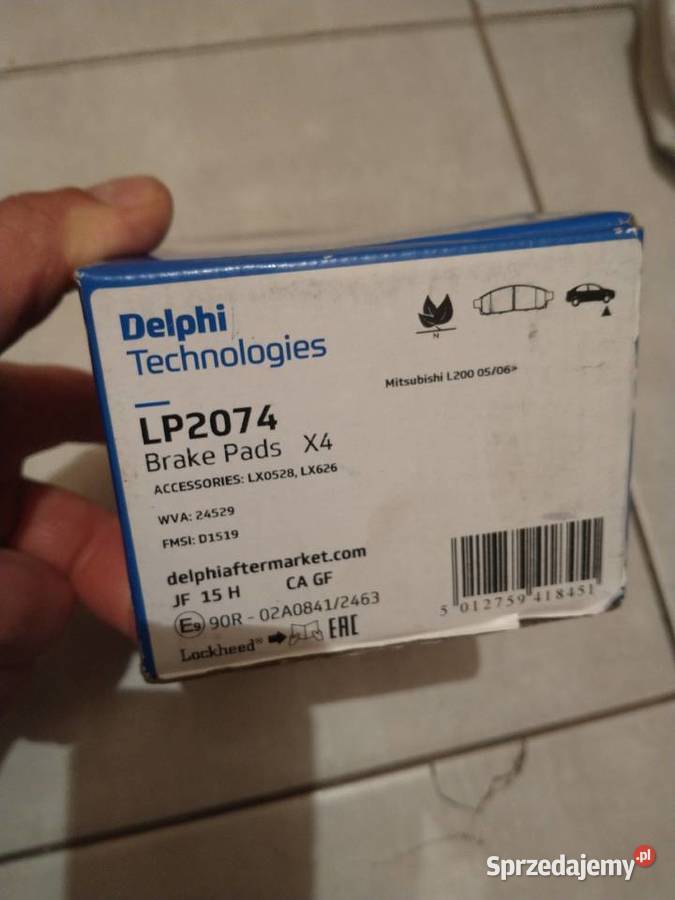 Klocki hamulcowe Delphi nissan Jarosław