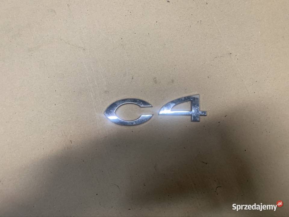 Emblemat napis citroen c4 osobowe Ustowo