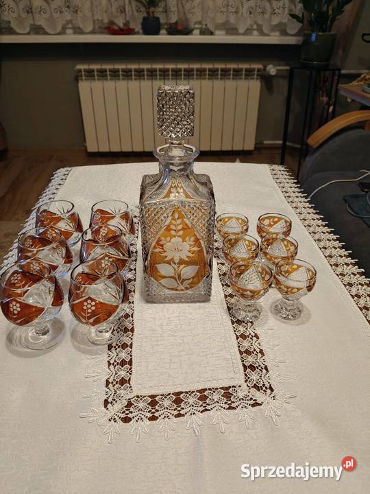Piękna karafka z kieliszkami Tychy sprzedam