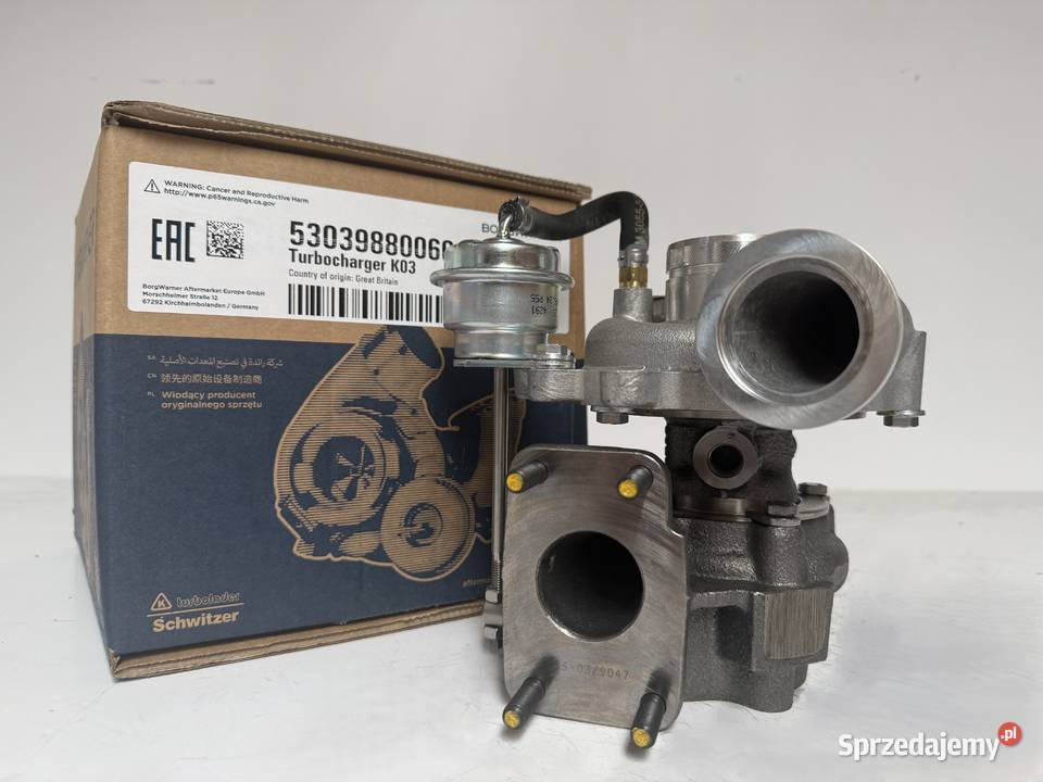 Nowa turbosprężarka BorgWarner KKK Siedlce