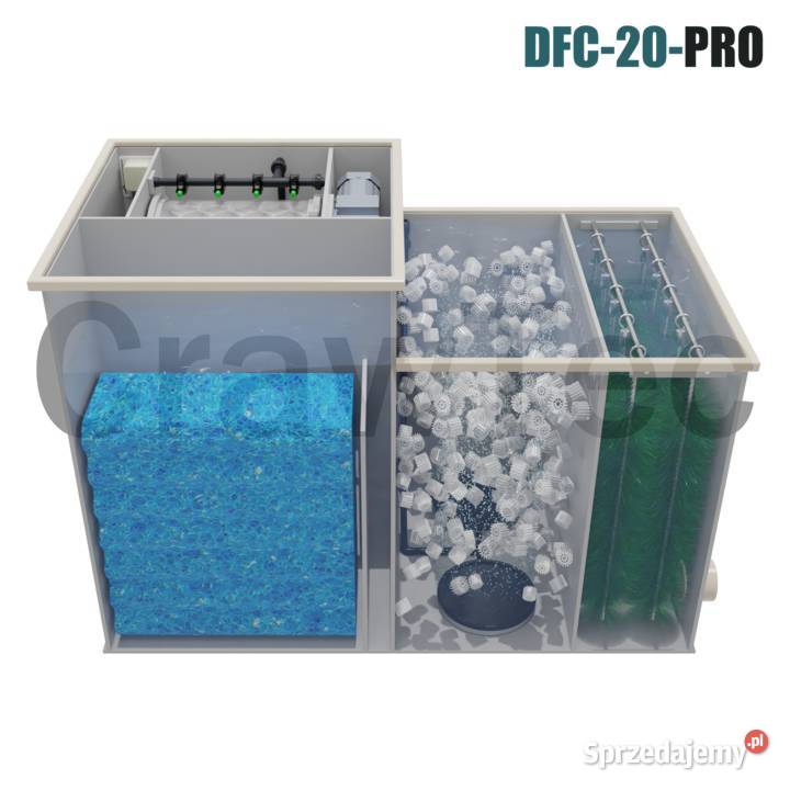 Kombinowany filtr bębnowy CrawTec DFC20PRO 20 mh Kraków