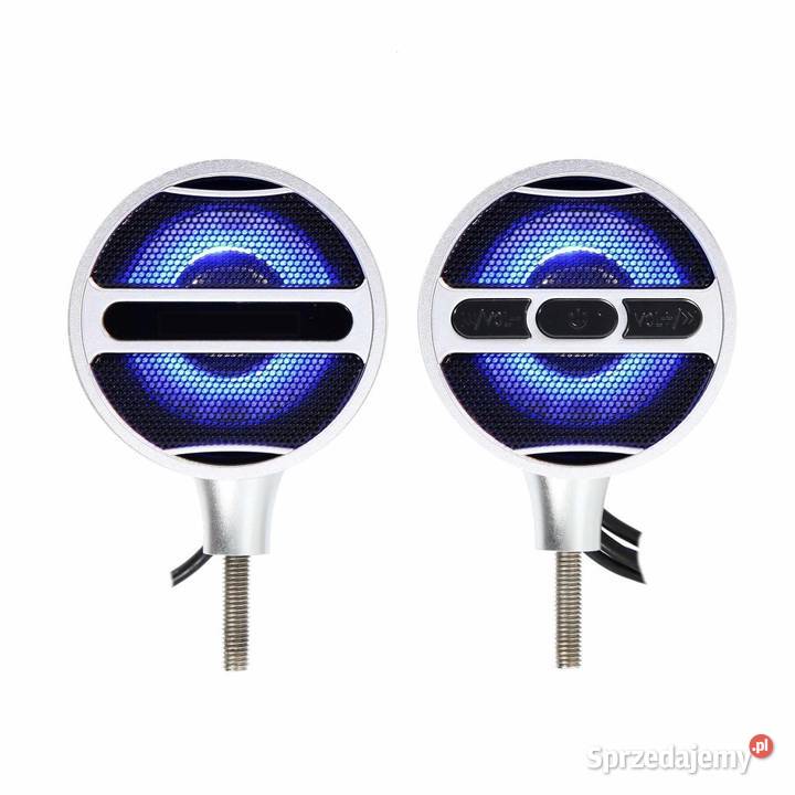 Radio Motocyklowe Głośnikami fm usb Bluetooth Kłomnice