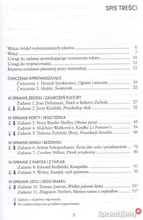 Zadania do nowej matury z jpolskiego Oświęcim