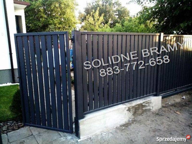 Ogrodzenie ze sztachet olchowych bramy przęsła Otwock