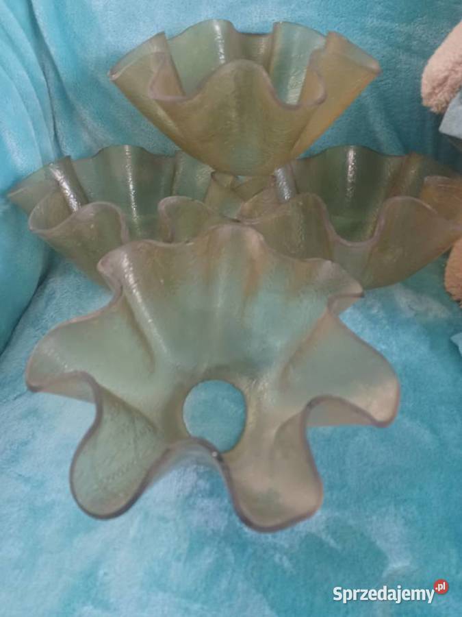 Żółte klosze vintage 5 Łódź