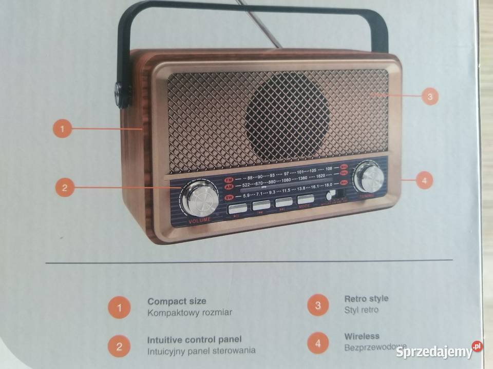 NAJTANIEJ Radio Retro Sieciowe Na usb Zabrze sprzedam