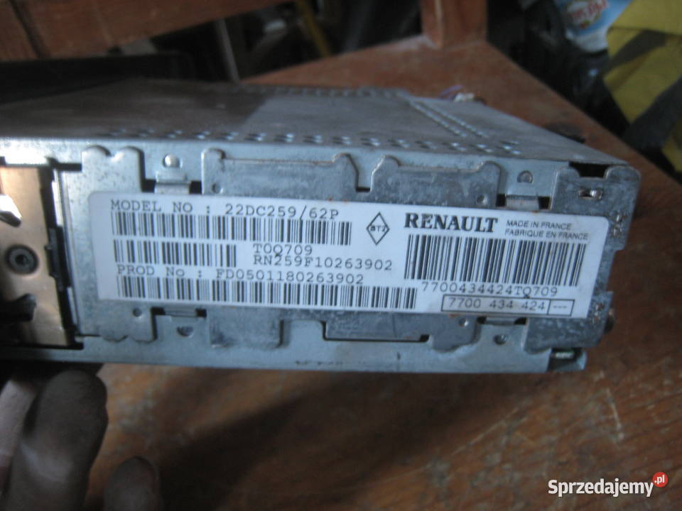 Radio oryginalne Renault 1 DIN Scenic I Megane I małopolskie Kraków