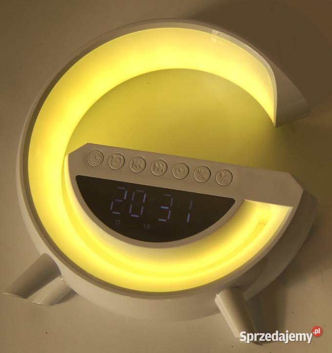 Lampka LED Głośnik Ładowarka Indukcyjna Zegar podlaskie Białystok