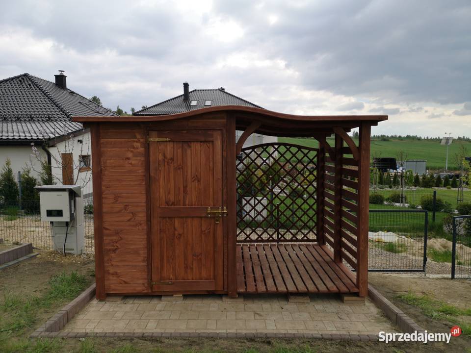 Drewutnia 164 x 15m domek narzędziowy 15 x 15m