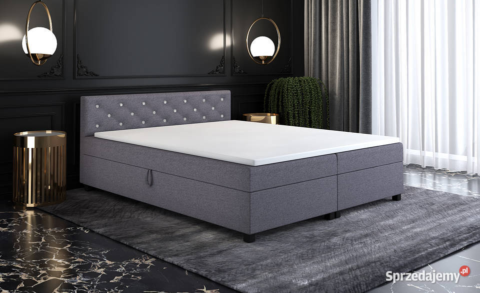 Tapczan dwuosobowy Princess 140x200 Łóżko sypialniane z materacem