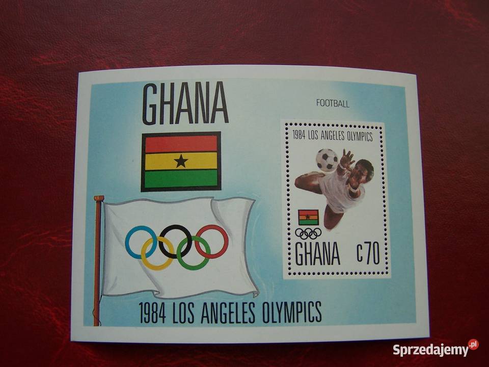 Ghana 1984 MNH Olimpiada Los Angeles 84 Sport śląskie Tychy