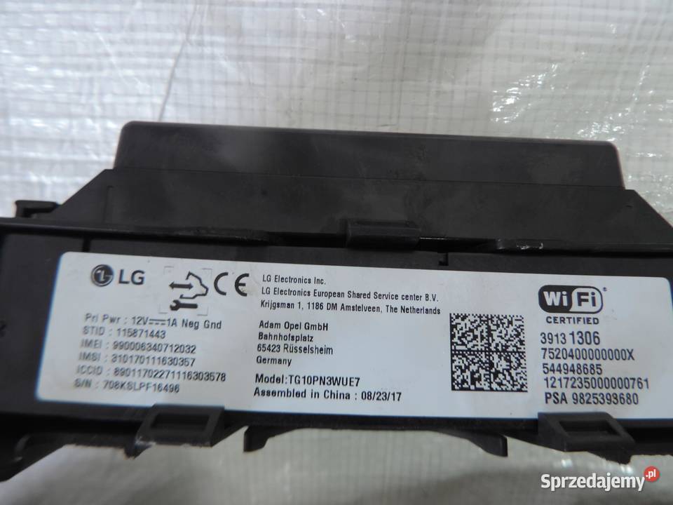 MODUŁ STEROWNIK WIFI 39131306 MODUŁ BATERII Komputery