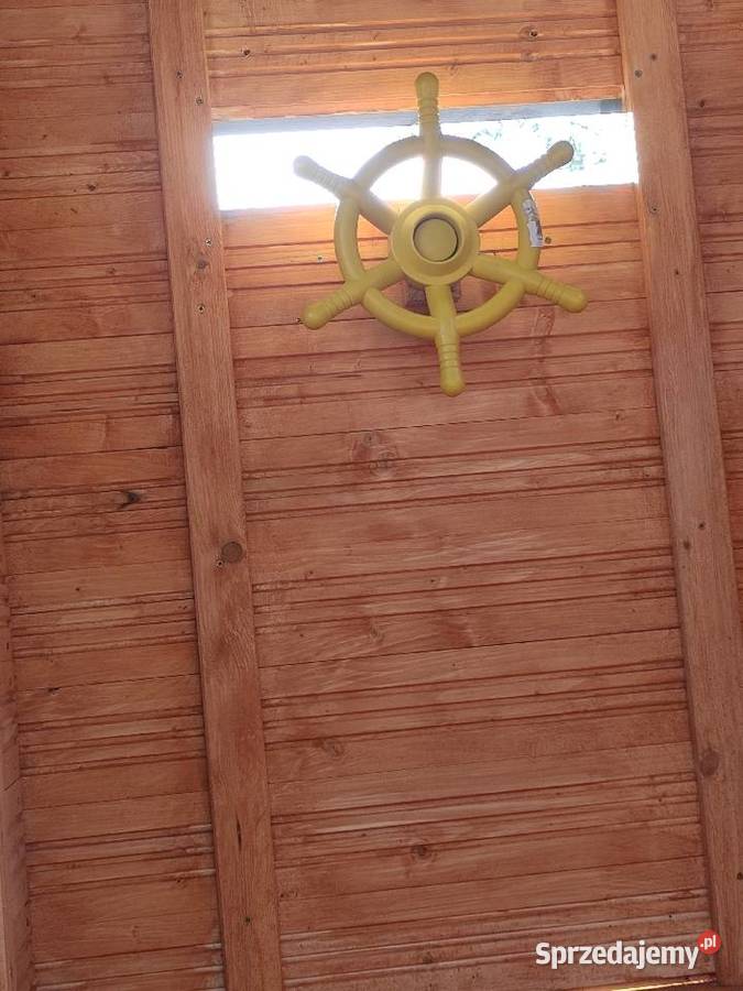 Plac zabaw domek zjeżdżalnia huśtawka Poznań